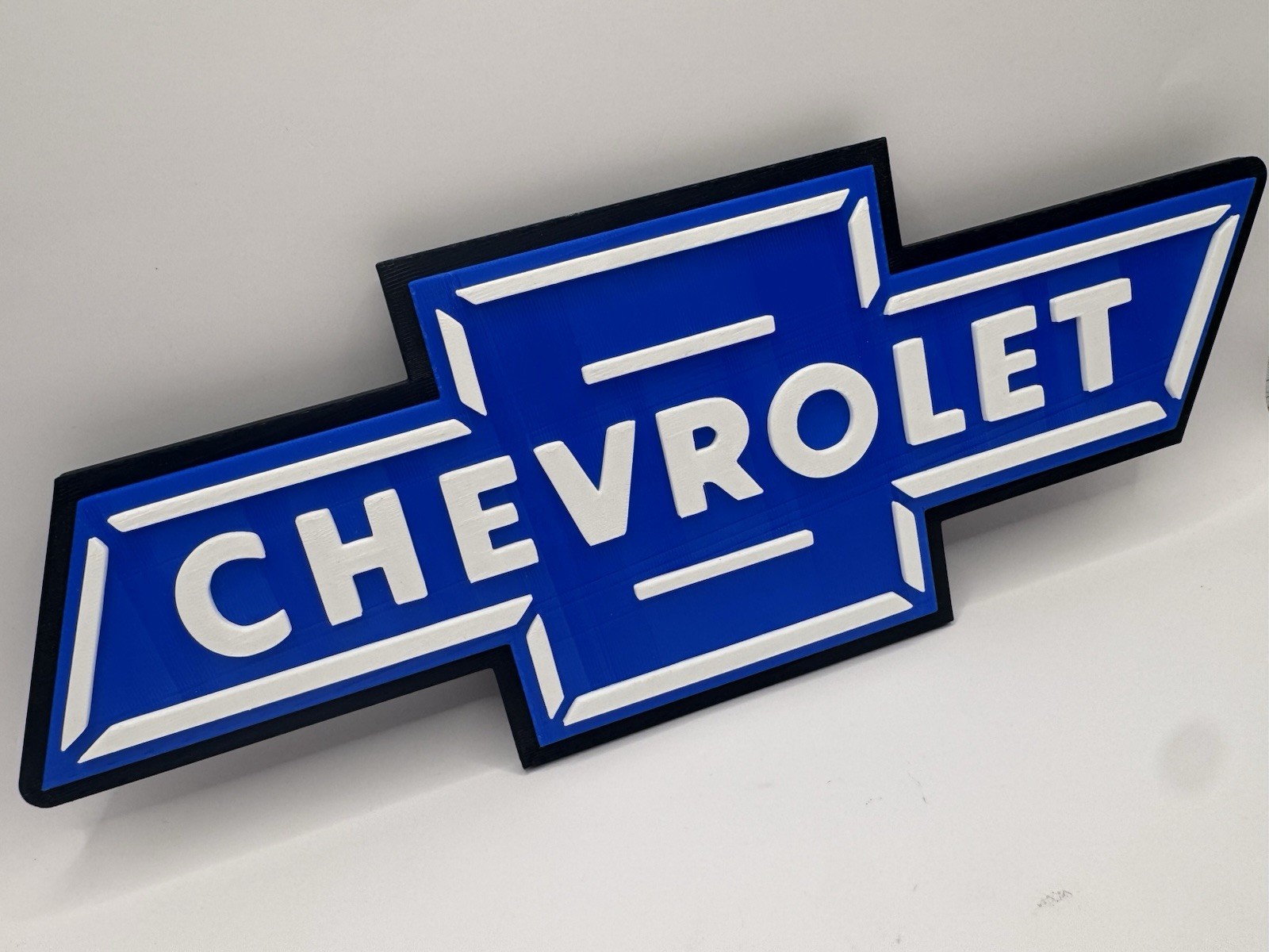 Chevrolet Chevy Bow Tie Classic 3D Wall Sign S10 Silverado Corvette Camaro