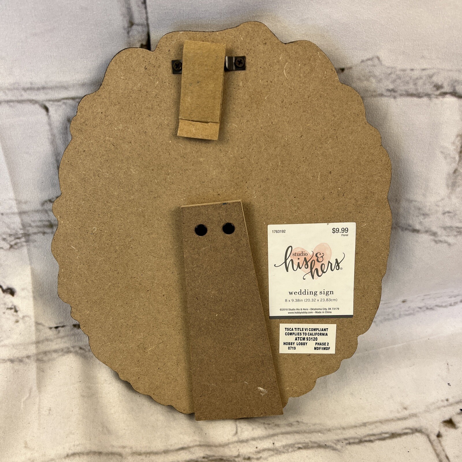 Wedding Heaven Memorial Sign | Wood Look A Like | Special Sign For Events 8×9.5”