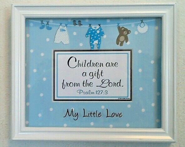 New! Bible Verse Plaque Christian Gift”CHILDREN ARE A GIFT FROM THE LORD”Ret.$59