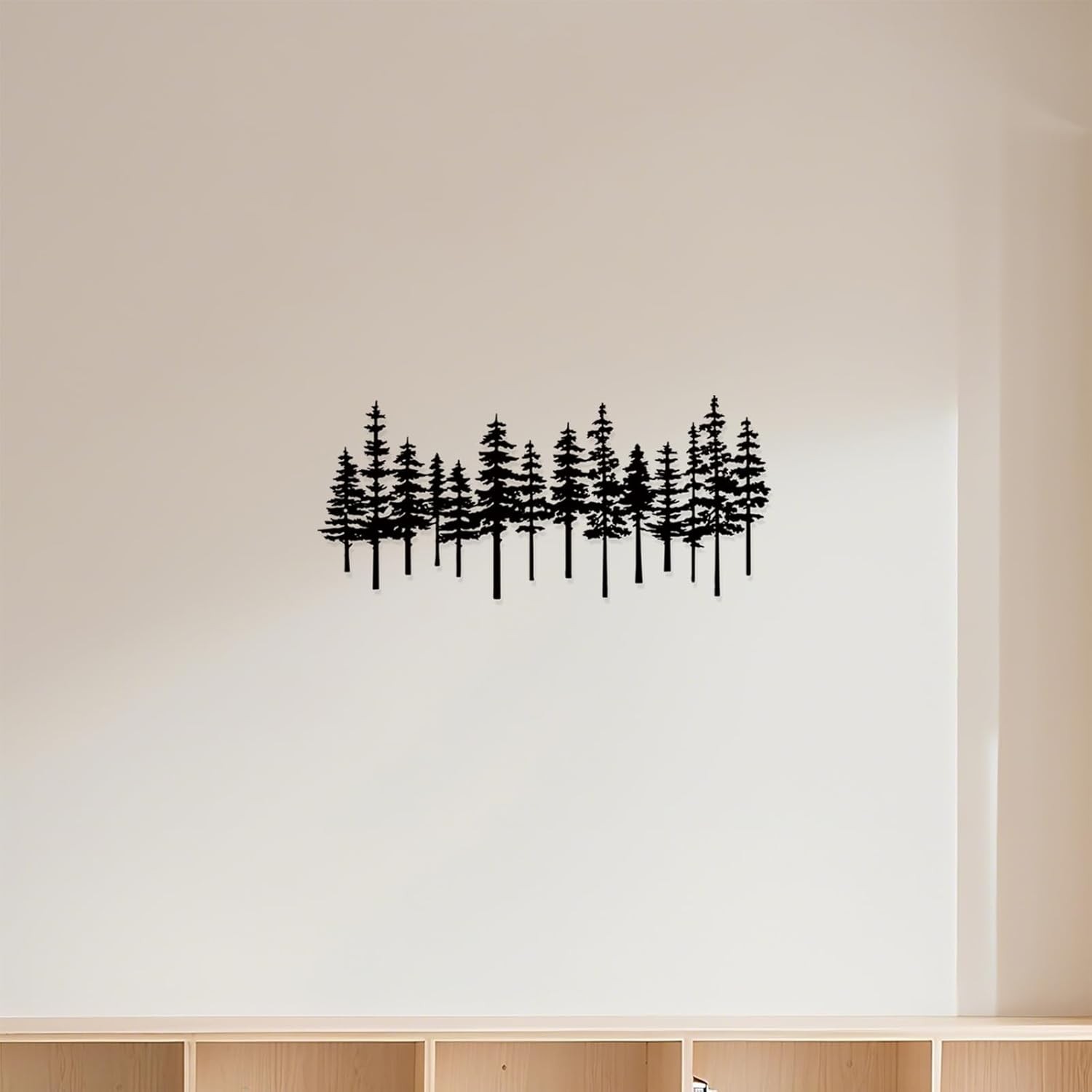 Metal Pine Tree Wall Art Decor Nature Home Decor Cedar Trees Metal Sign Wall Dec