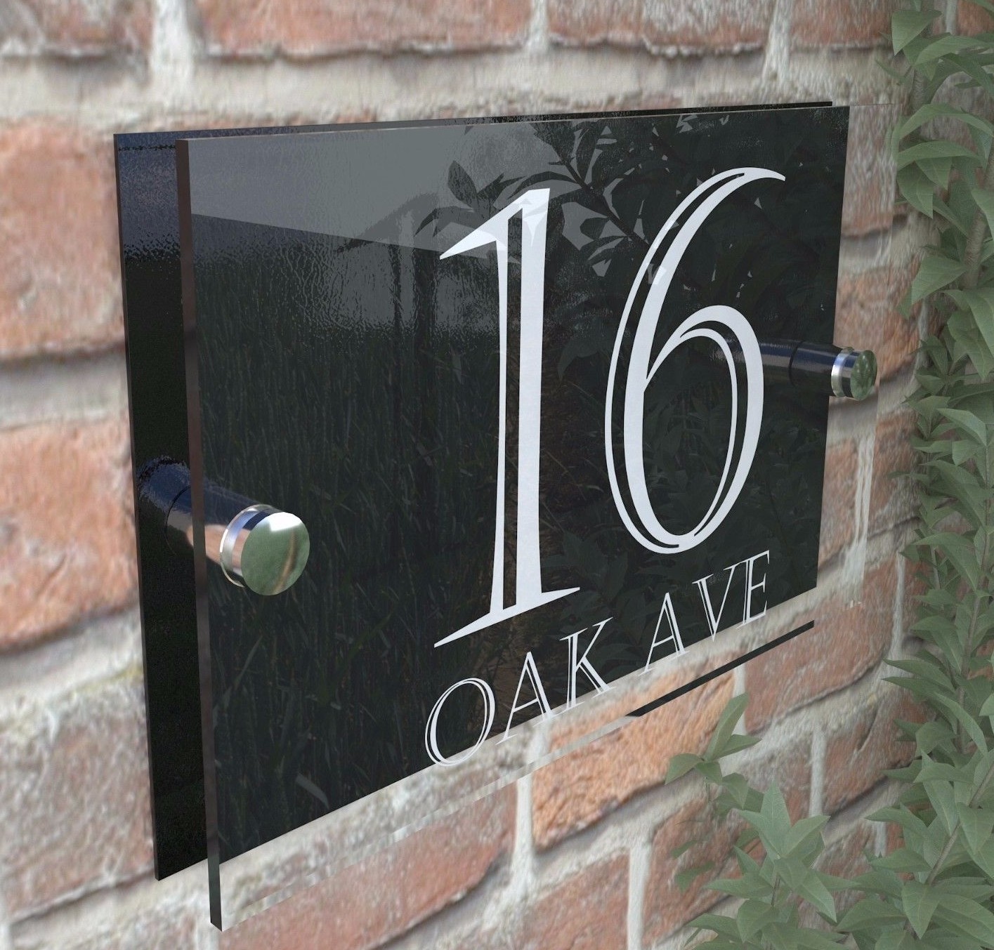 house number plaque plaques sign signs rustic contemporary