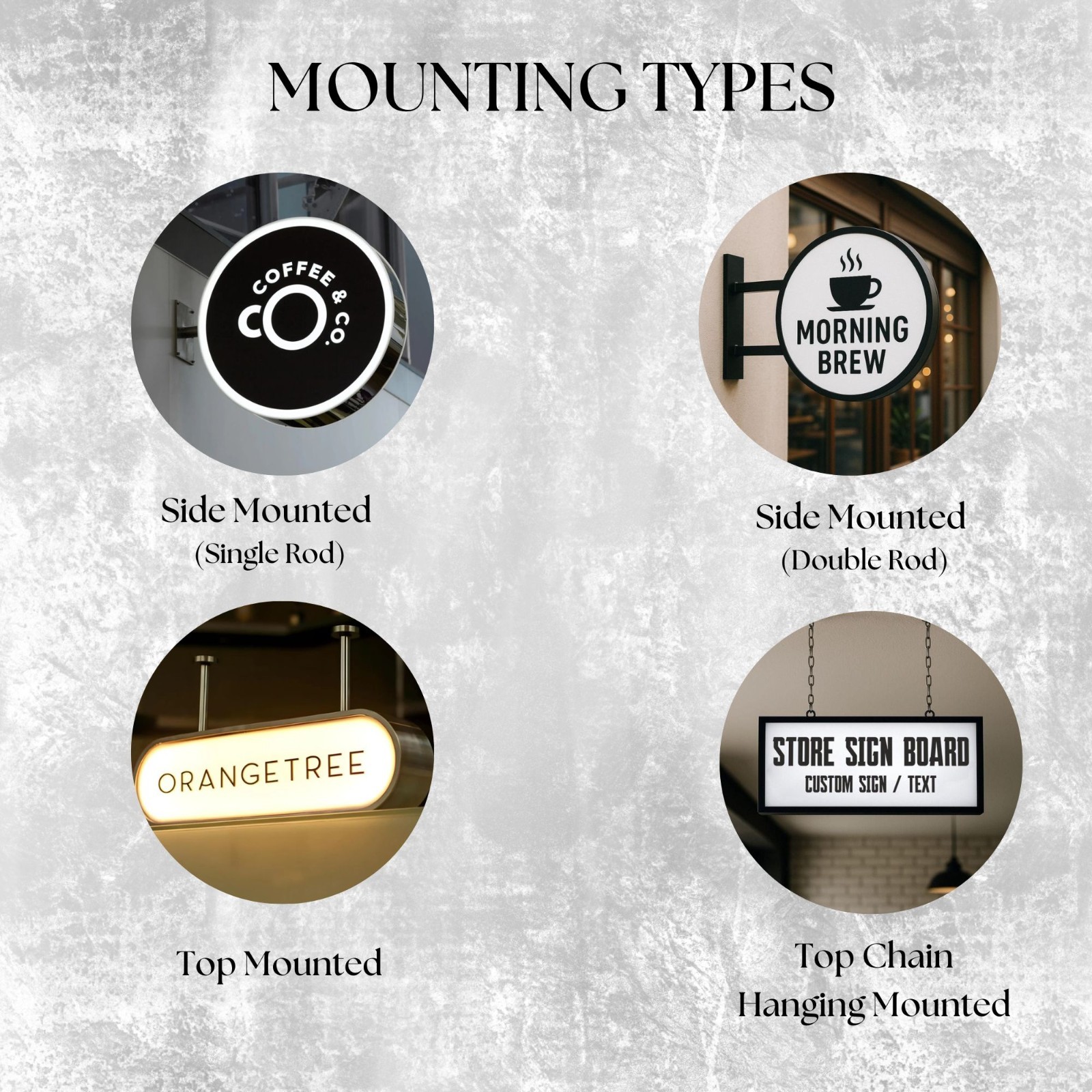 LED Blade Sign – Custom Business Logo 3D Light Box Wall Mounted Outdoor Sign