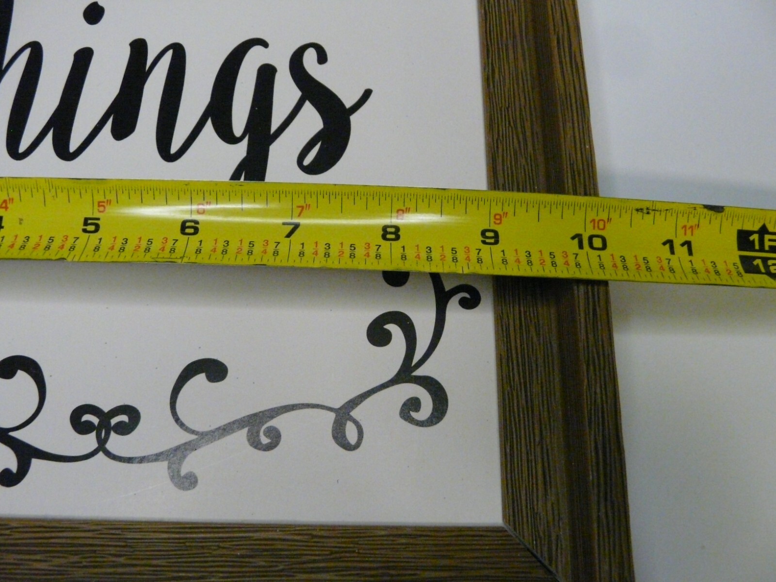 Enjoy the Little Things Wood Sign Wall Art Farmhouse Style Sign of the Times