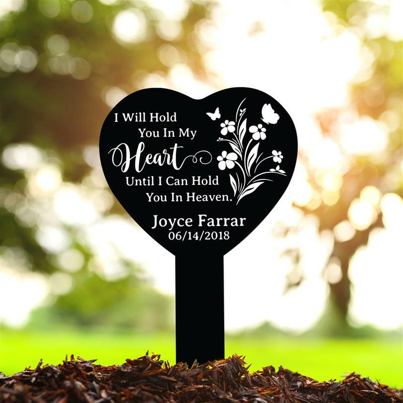 Memorial Plaque Stake, Personalized Memorial Garve Maker, Grave Marker Human