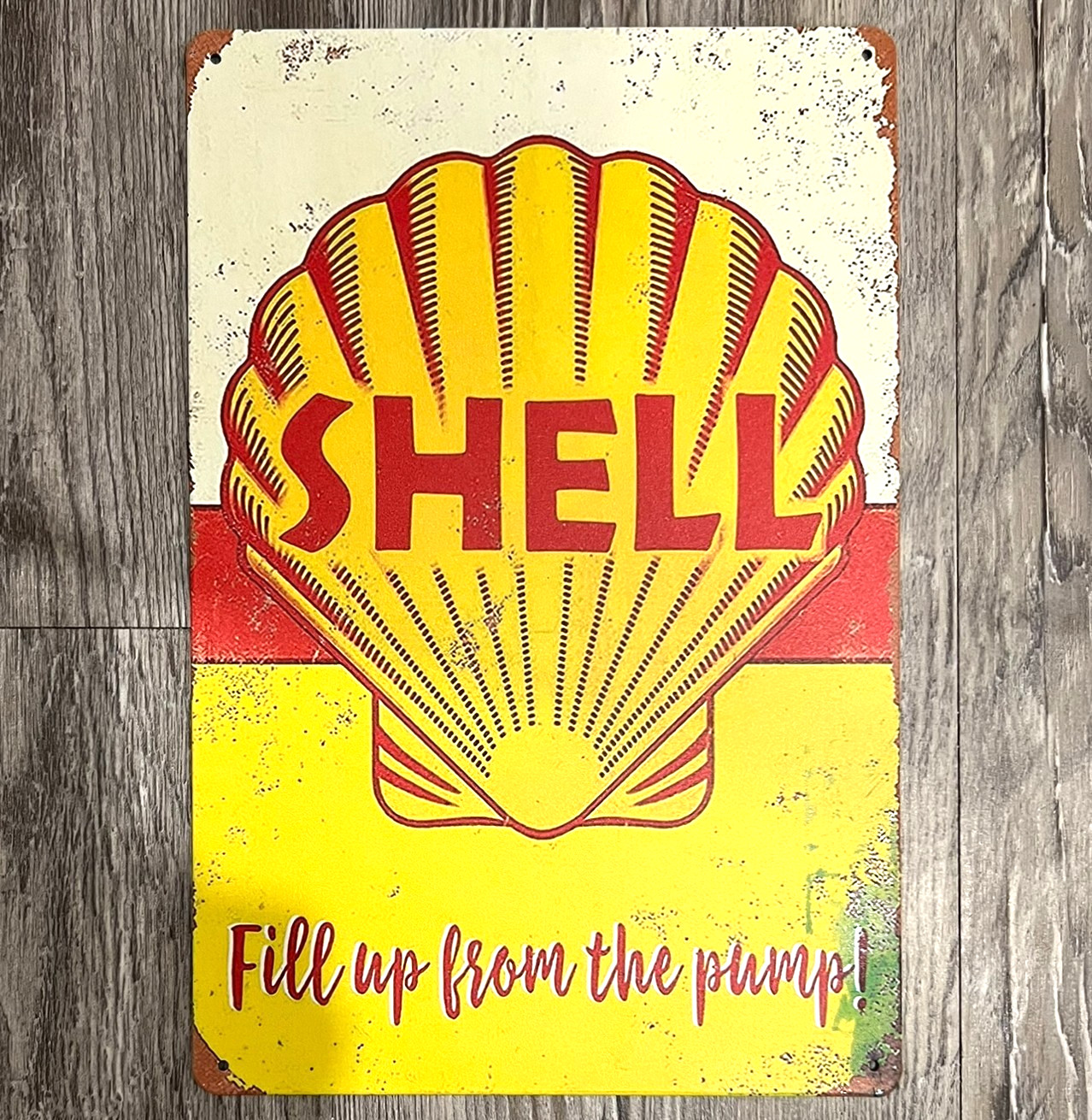 Shell Gasoline 8 x 12 Vintage Style Novelty Metal Sign New!