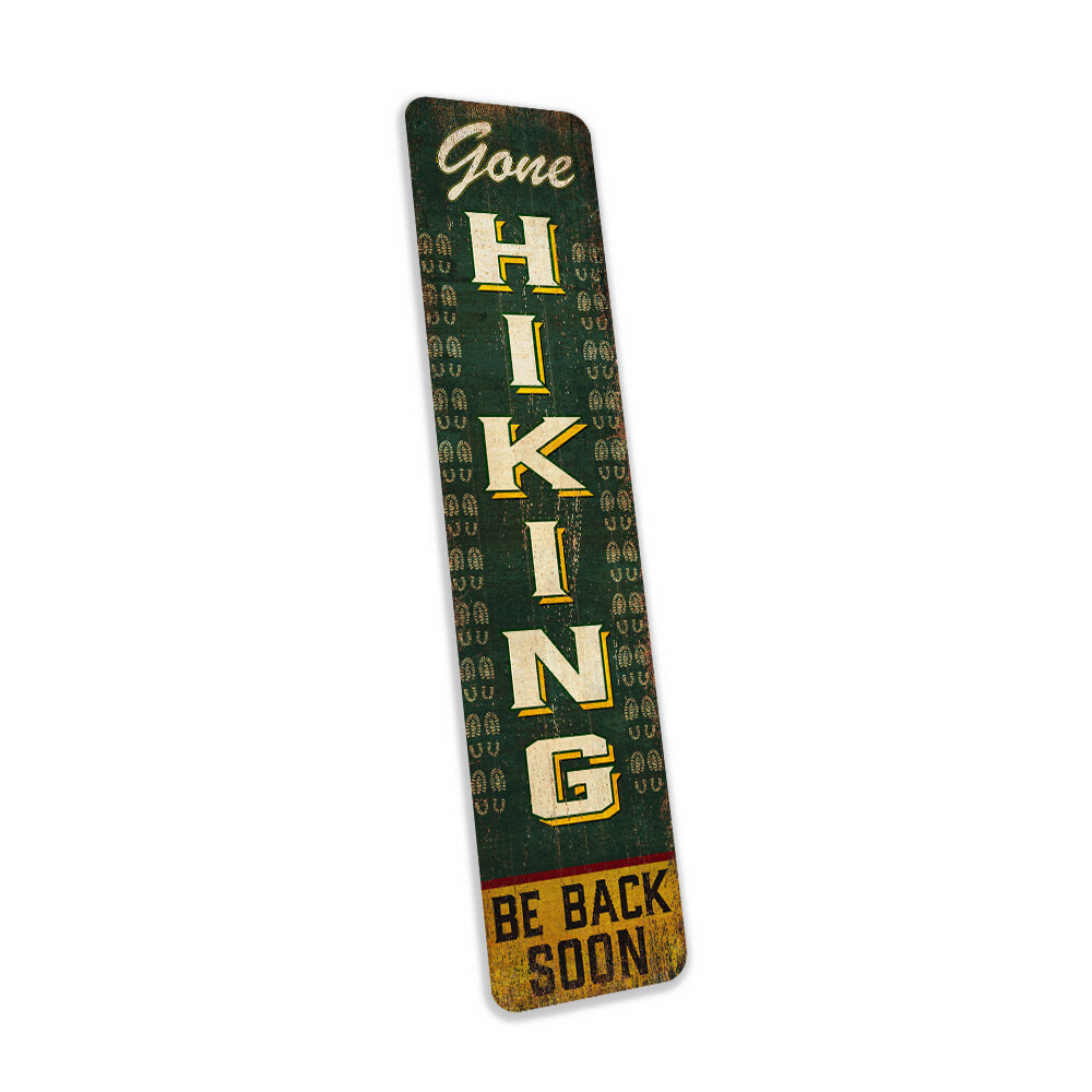 Gone Hiking Sign Cabin Decor Camping National Park Outdoors Trek 104182001036