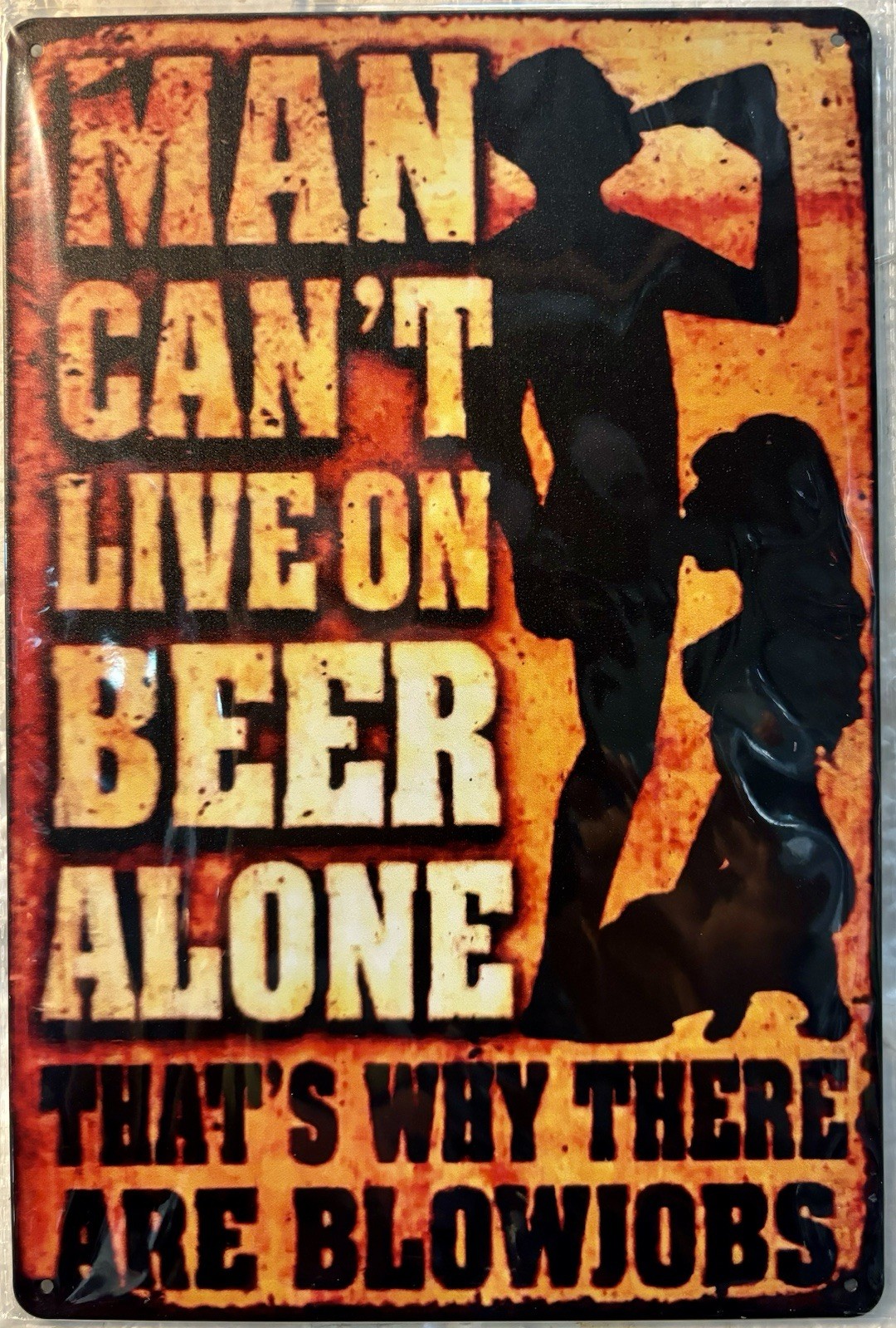 TIN SIGN 8×12 Beer Sexy Girl Funny Men Women Alcohol Drinking Bachelor DD12