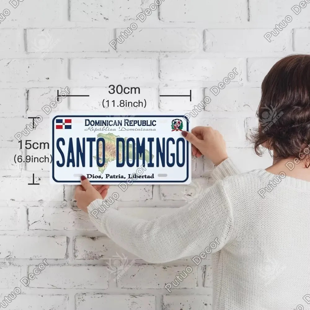 Bulgaria Sofia License Plate Metal Sign Flag Map Travel Garage Wall Decor