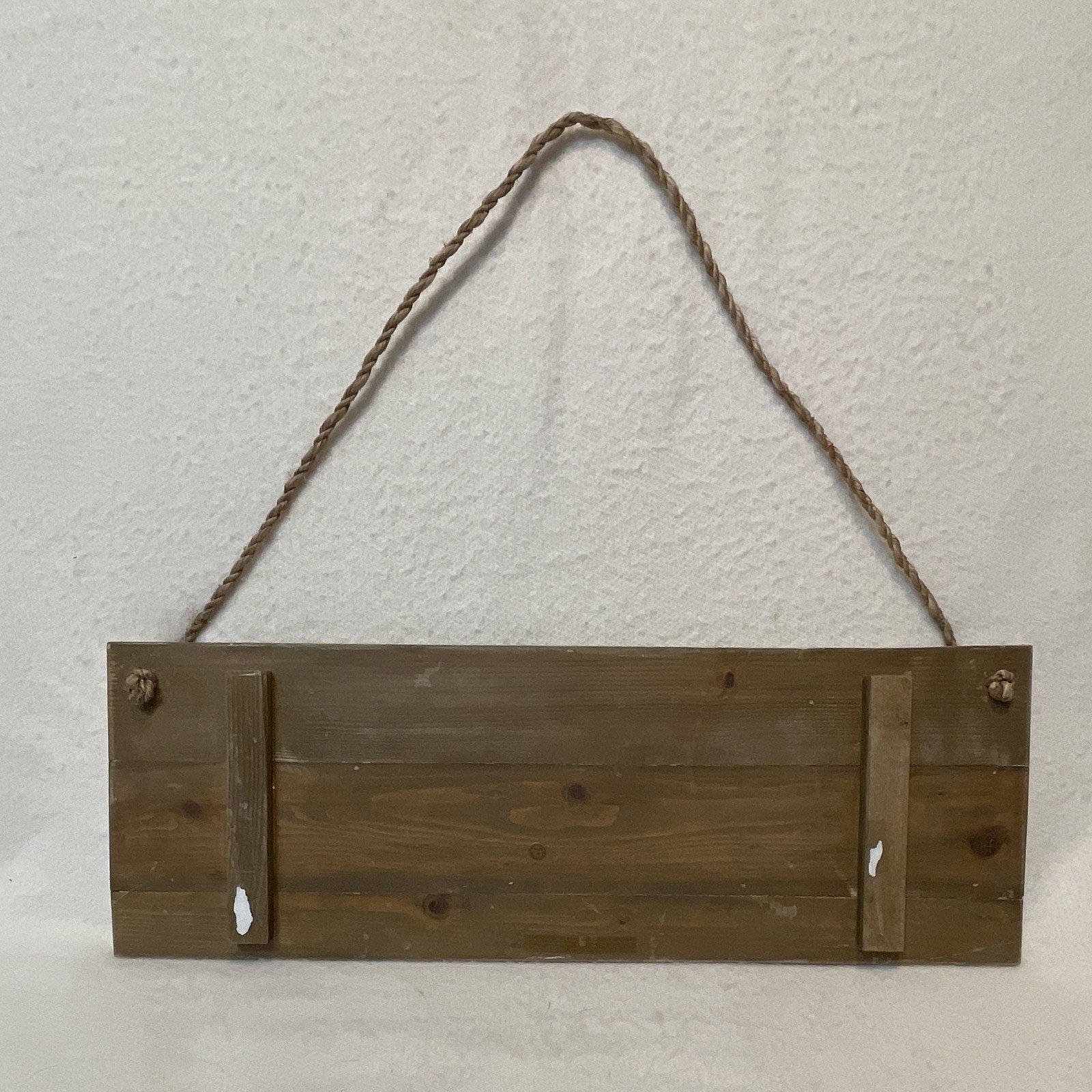 Rustic Wood & Metal “SIMPLIFY” Inspirational Wall Hanging Sign Plaque Beige/Gray