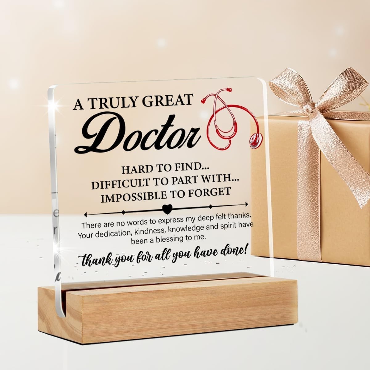 Thank You Doctor Gifts for Women Men, Appreciation Gifts for Doctors, a Truly Gr