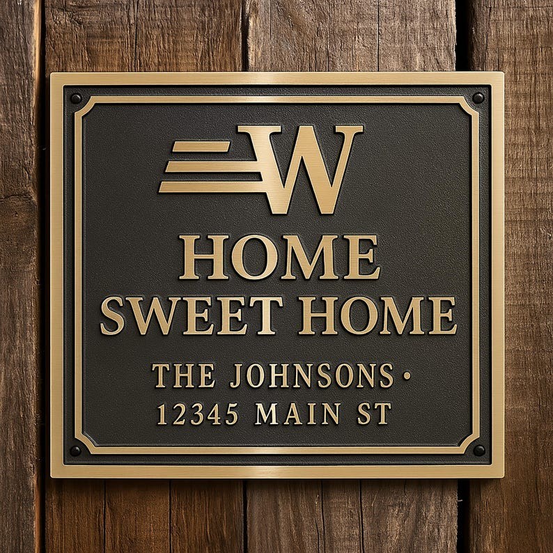 Cast Brass custom door signs & plaques – Custom language plaques – Custom name