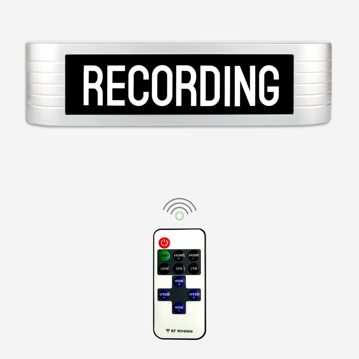 Neon Sign Light Recording Warning Sign for Studio Radio Station Office or hom…