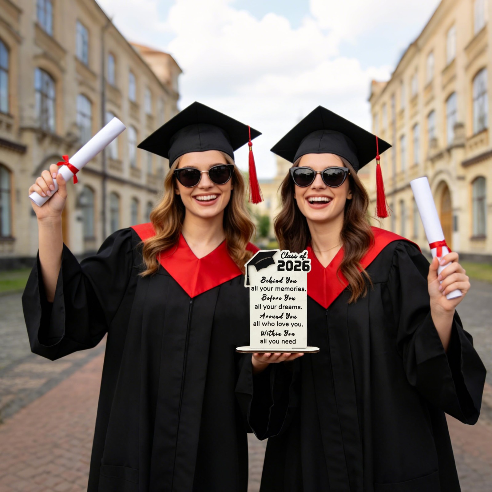 Graduation Decorations 2026 – Wood Quote Plaque Graduation Gifts for Her Him