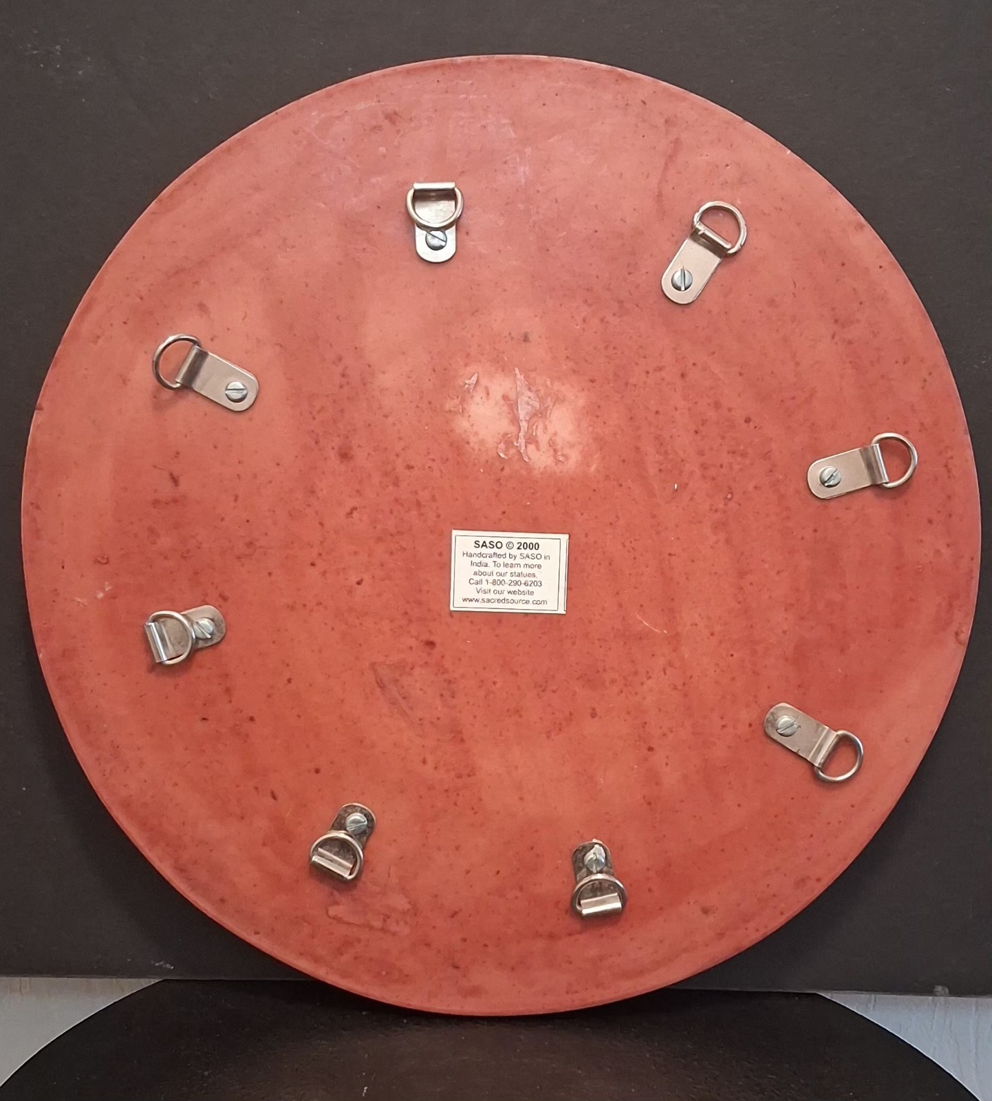 VTG 11.5″ Wheel of the Year Plaque Pecan Resin Finish by Sacred Source of India