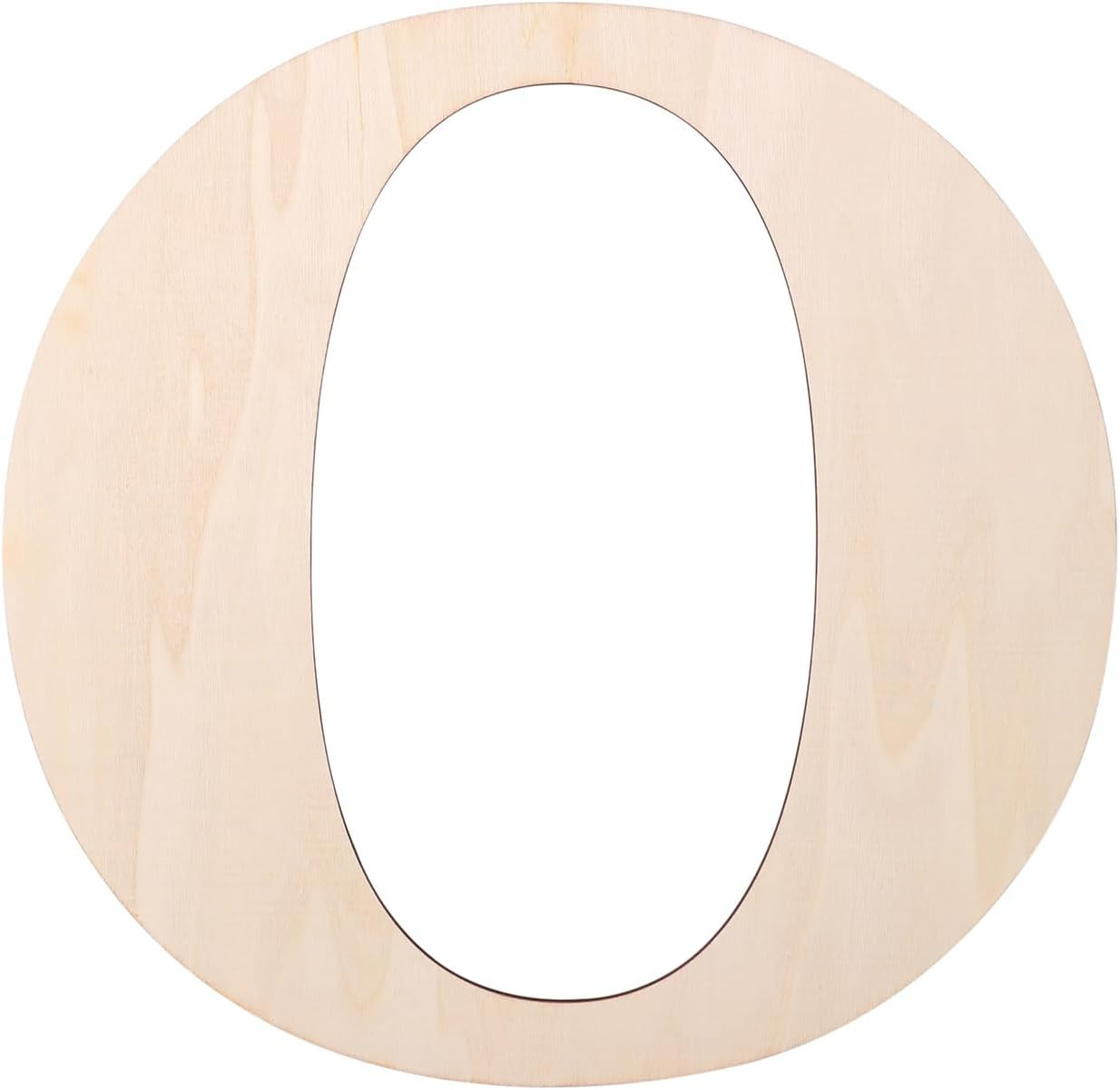 12 Inch Wooden Letter, Smooth Surface Wood Letters for Wall Decor, 1/5 INCH Blan