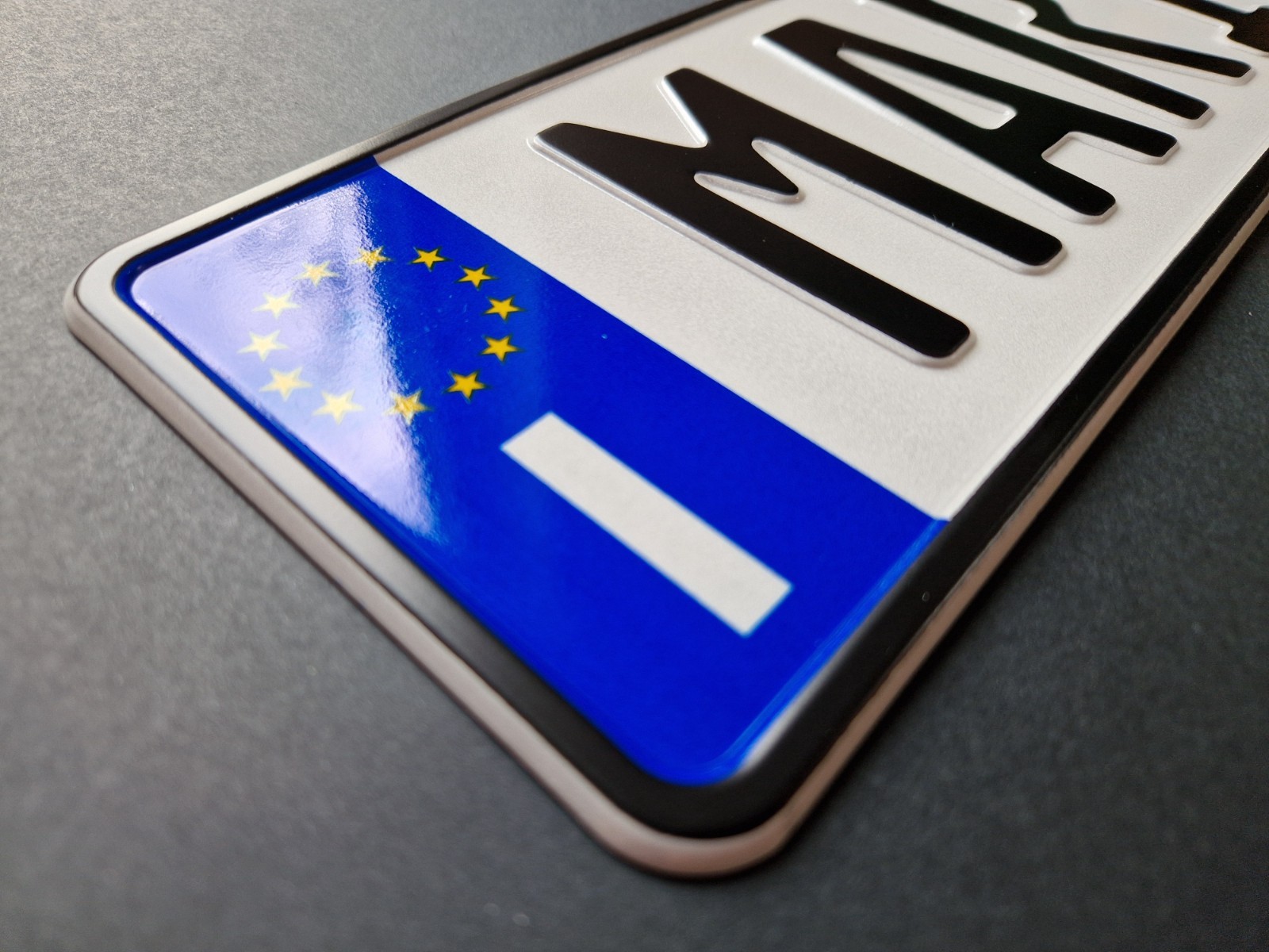 1 Italian Style Personalized Garage Gift Name Plate Made in Germany