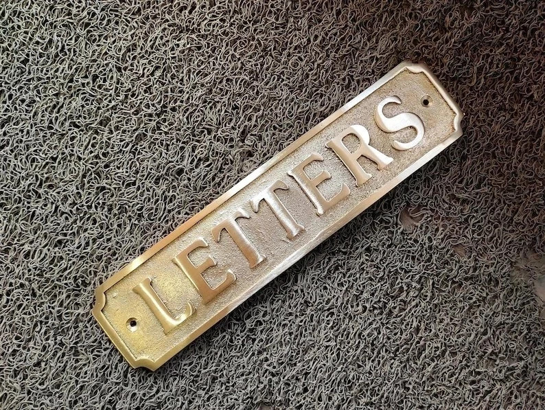 Cast Brass custom door signs & plaques – Custom language plaques – Custom name s