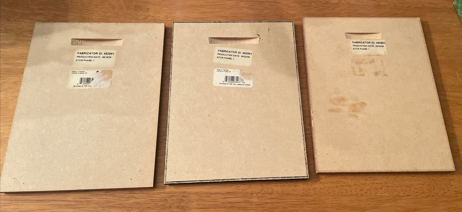 Pressed Wood Latte Coffee Café Kitchen Coffee Shop Decor Wall Plaques Set Of 3