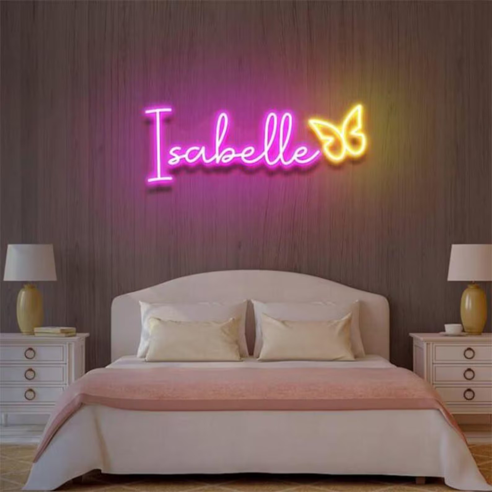 Any Text HERE Name Signs Personalized LED Neon Light Sign Custom Made Customized