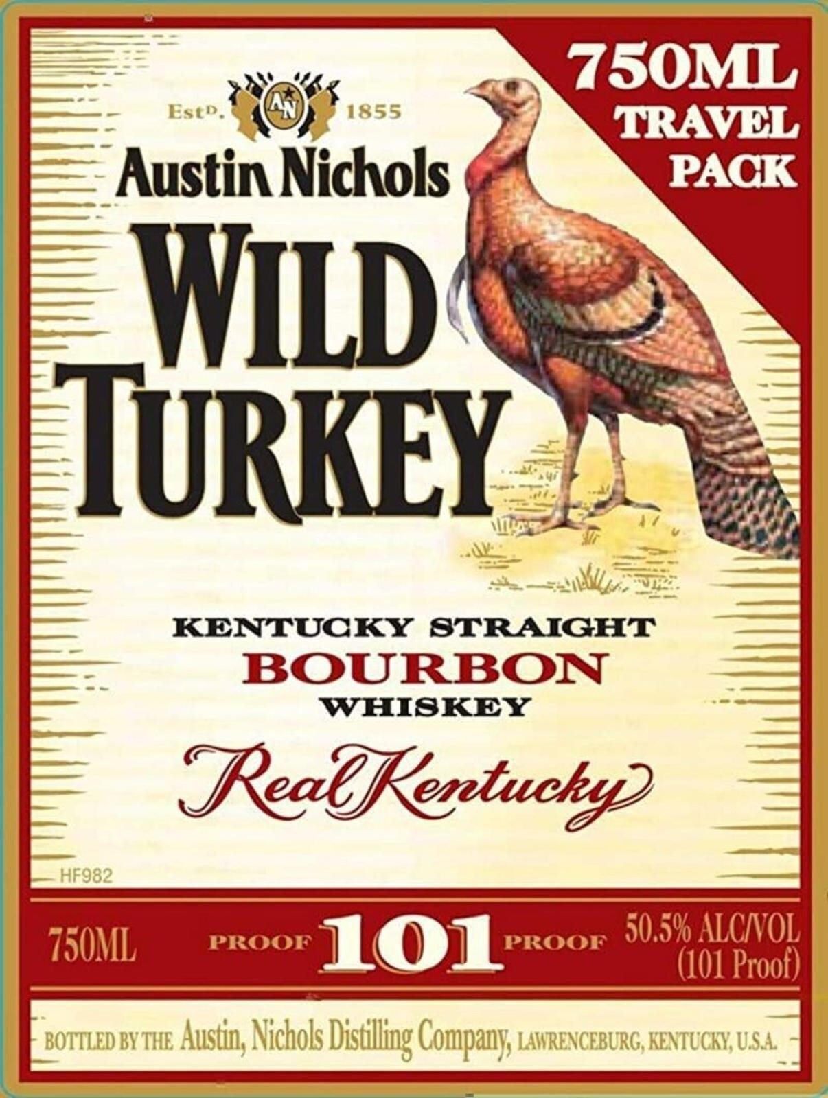 Wild Turkey Metal Sign Aluminum 8×12 Vintage Retro Funny Home Décor Plaque