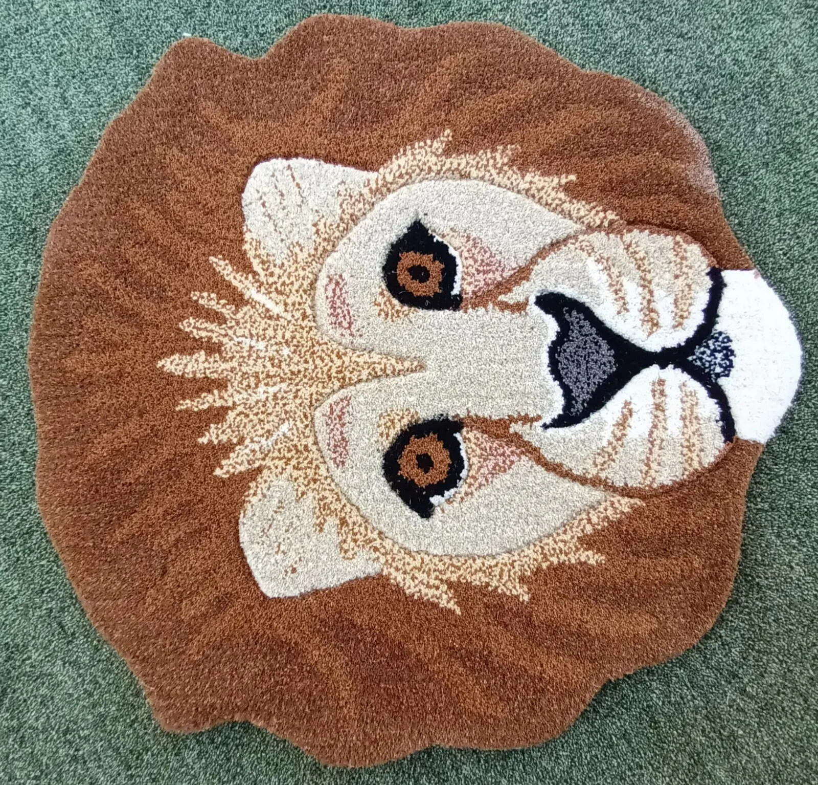 Tibetan Tiger Rugs Handmade 100% Woolen Hand Tufted For Home Decoration