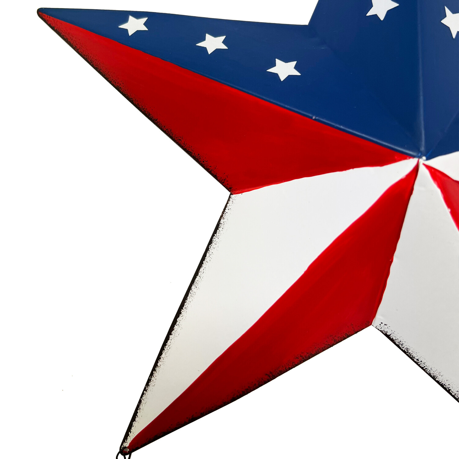 Rustic Hanging Metal American Flag Patriotic Barn Stars Wall Door Yard Signs