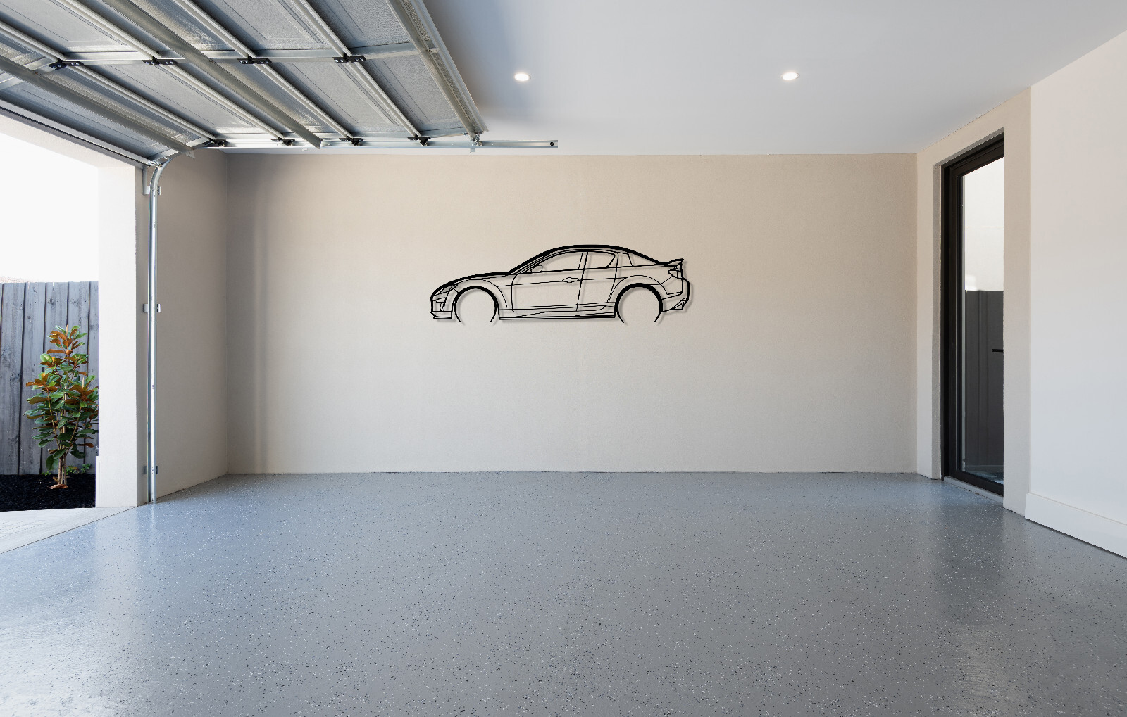 Mazda Rx8 Silhouette Steel Wall Decor Art Rx-8 Wankel Swap K20 Rotary Prodrive