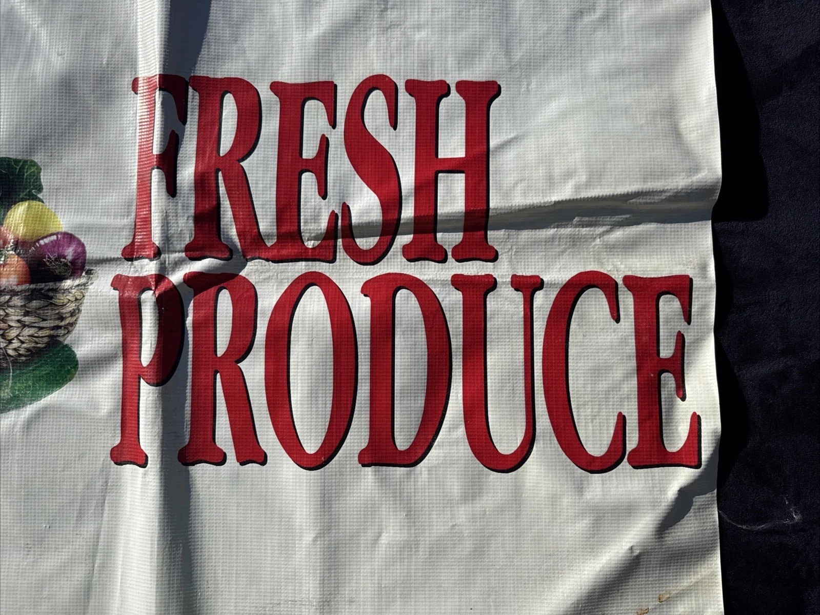 FRESH PRODUCE SIGN 24×36 Farm Market Farm Stand Farmers Market Fast Ship