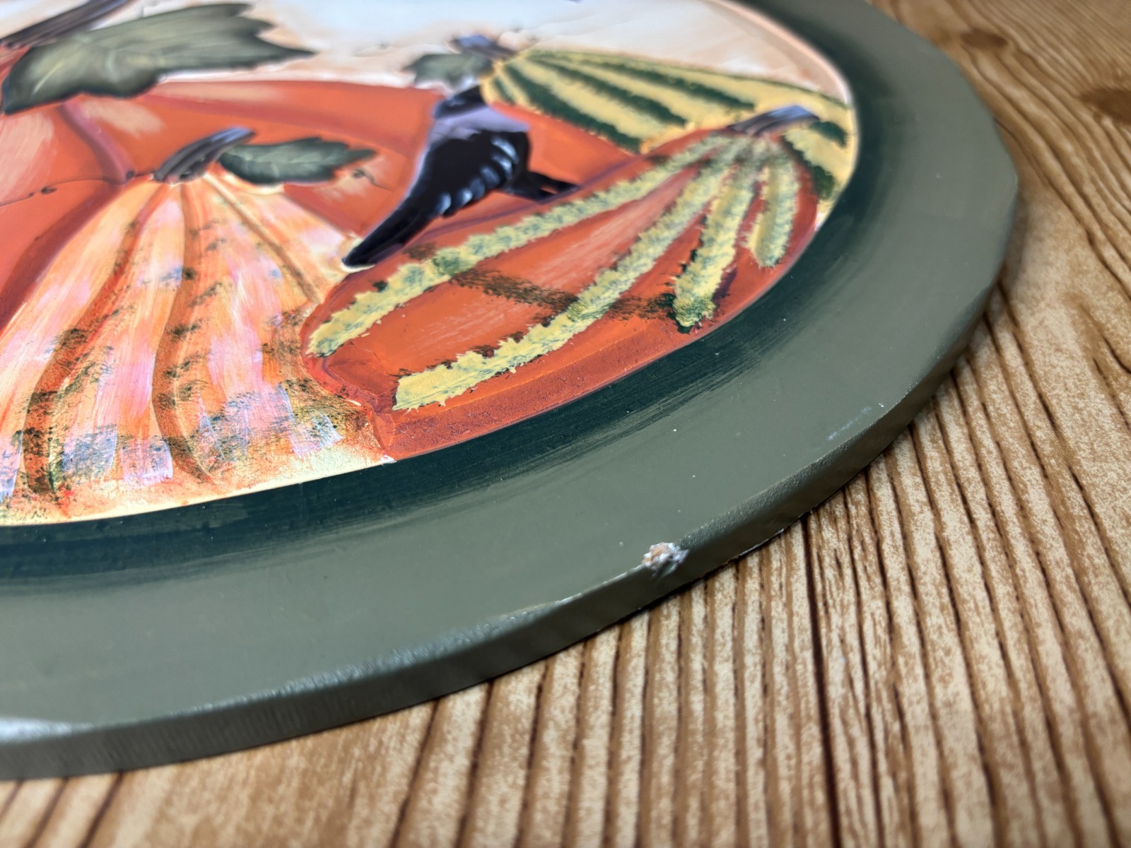 Hand Painted Wooden “Harvest” Sign