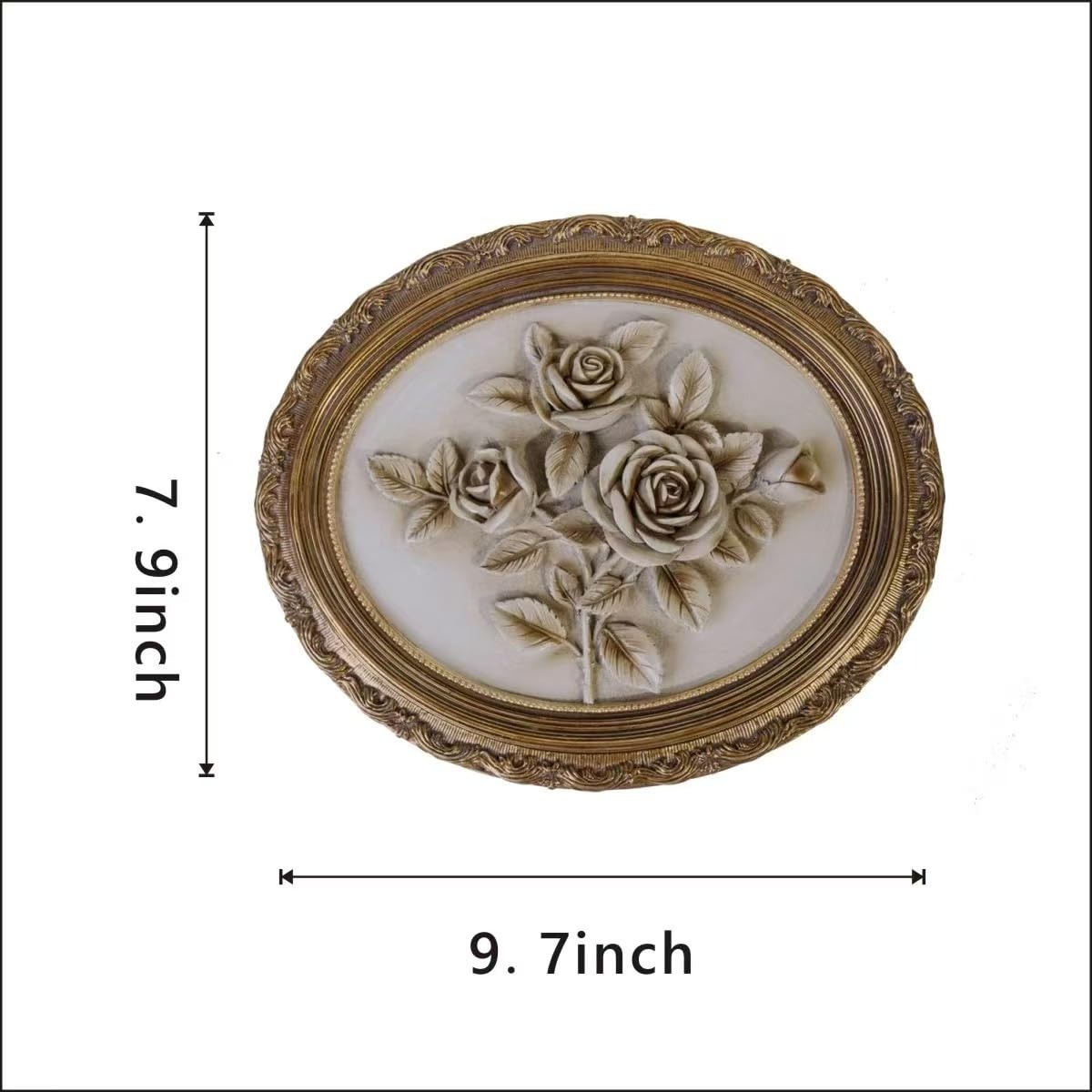 Vintage Wall Sculpture,Antique Pediment,Hallway Wall Art,Hand Painted Flower …