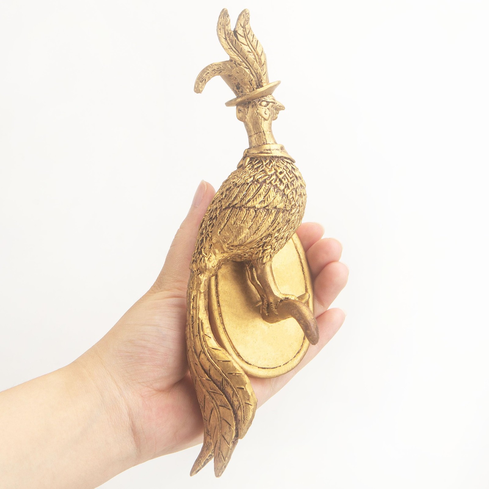 Christmas Bird Wall Mount Decor Animal Sculptures Wall Decor Wall Hanging Art…
