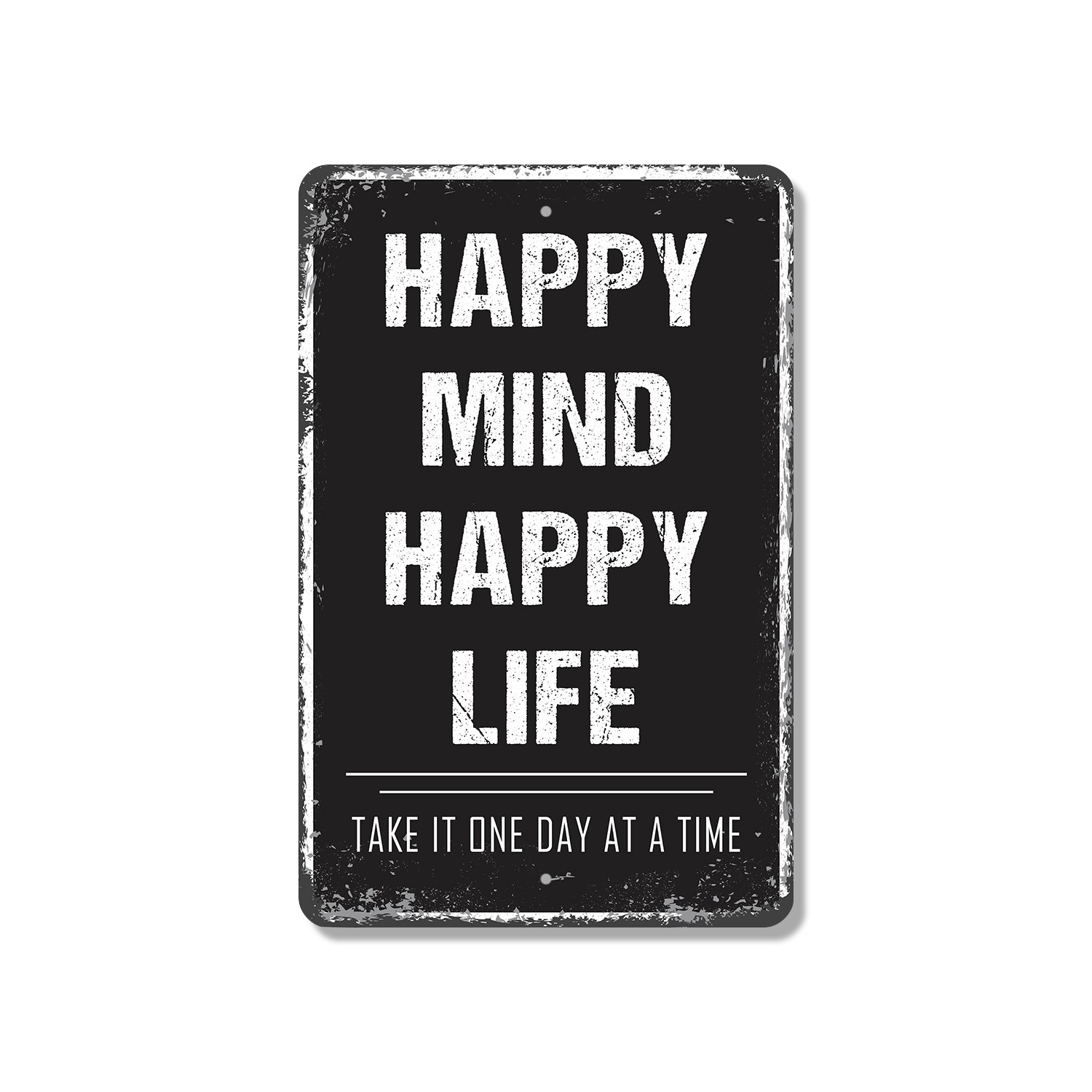 Happy Mind Happy Life Sign Choose Joy Daily Durable Perfect for Bedrooms