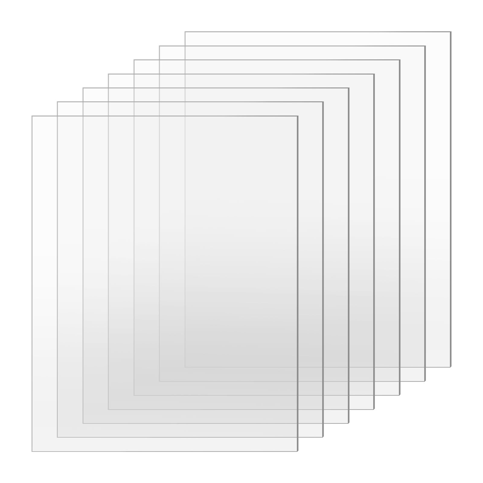 Clear PMMA Glass Plate Plastic Cut Sheet Panel Thick 1/1.5/2/2.5/3/4/5/6/8/10mm