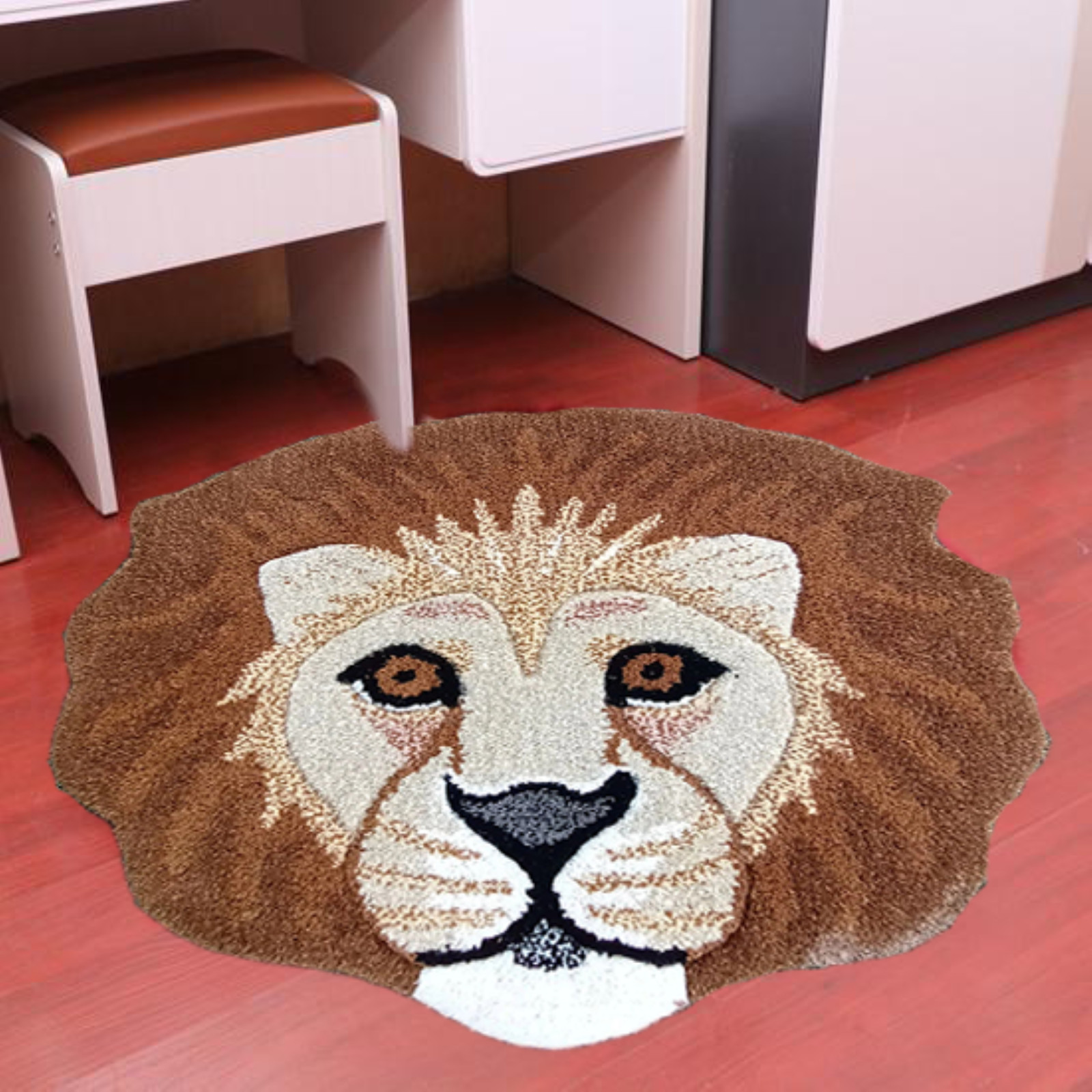 Tibetan Tiger Rugs Handmade 100% Woolen Hand Tufted For Home Decoration