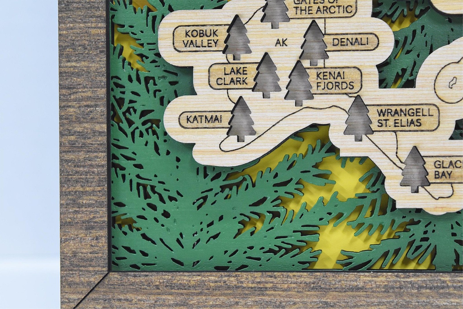 Handmade National Parks Travel Map