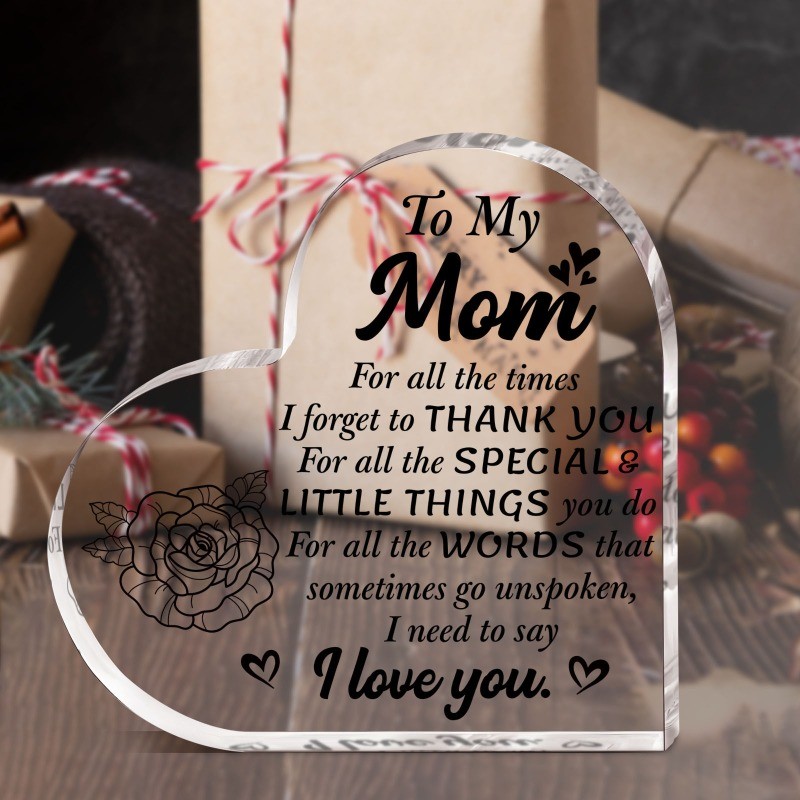 “Thank You for Special & Little Things” Mother’s Day Gifts for Mom 4*4in