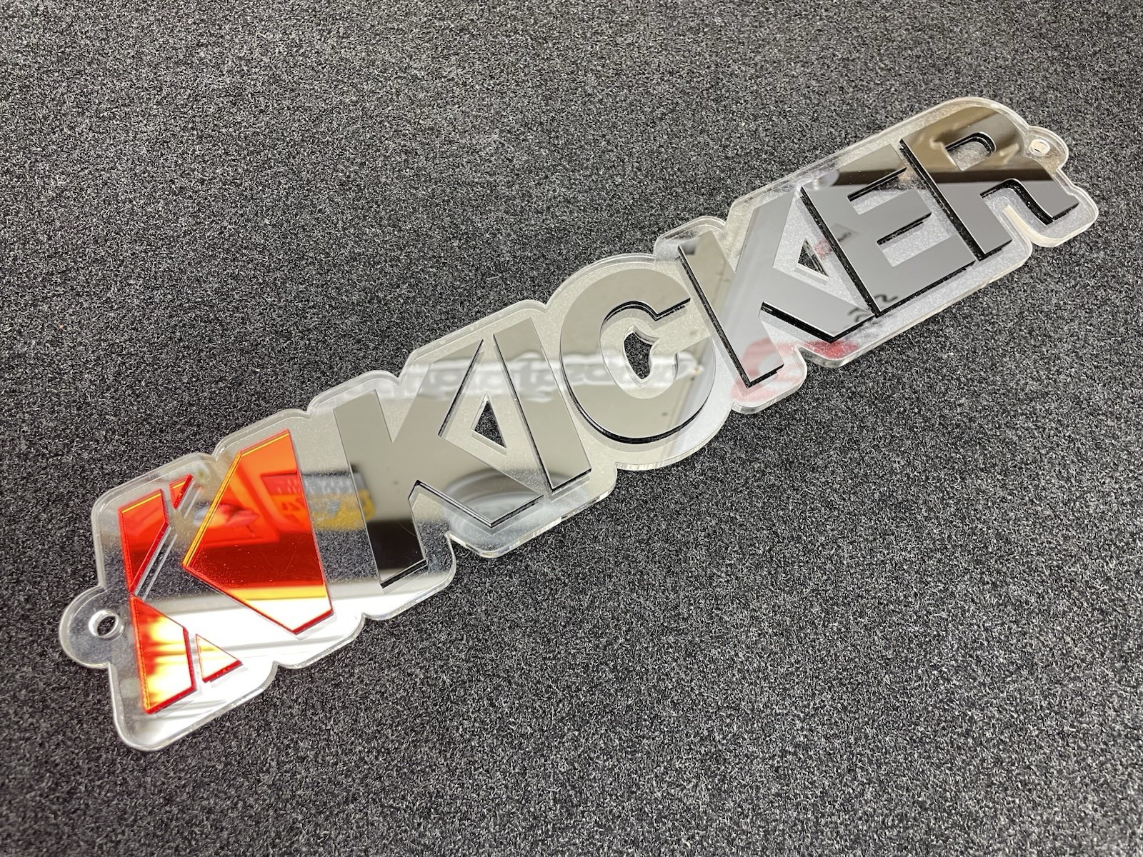 18” Kicker Car Audio 3D Acrylic Sign Emblem L7 Warhorse Solo