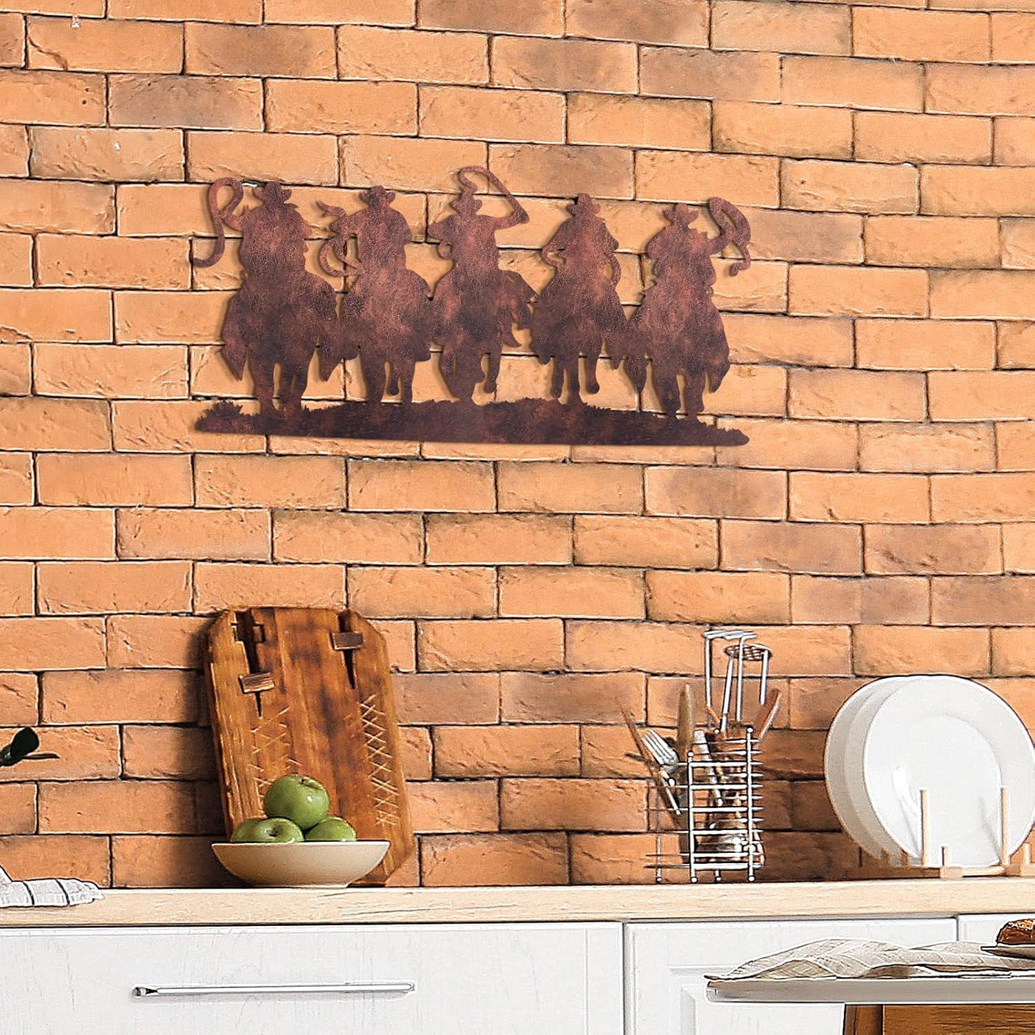 Western Wall Decor Cowboy Silhouette Vintage Metal Wall Decor Silhouette Room Ha