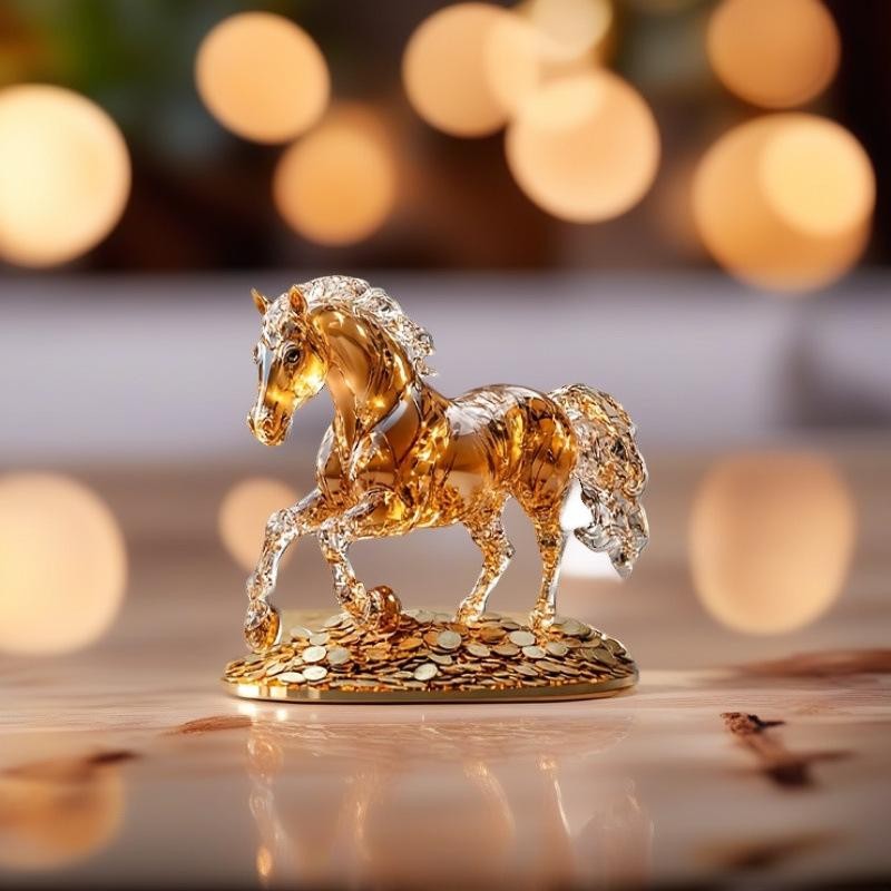Horses 2D Flat Acrylic Stand Table Decoration,Home,Office,Cafe,room,Studio,Deskt