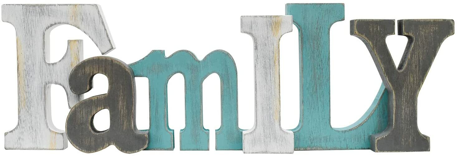 Rustic Wood Letters Sign Free Standing Table Top Sign Wall Mounted Letters Decor