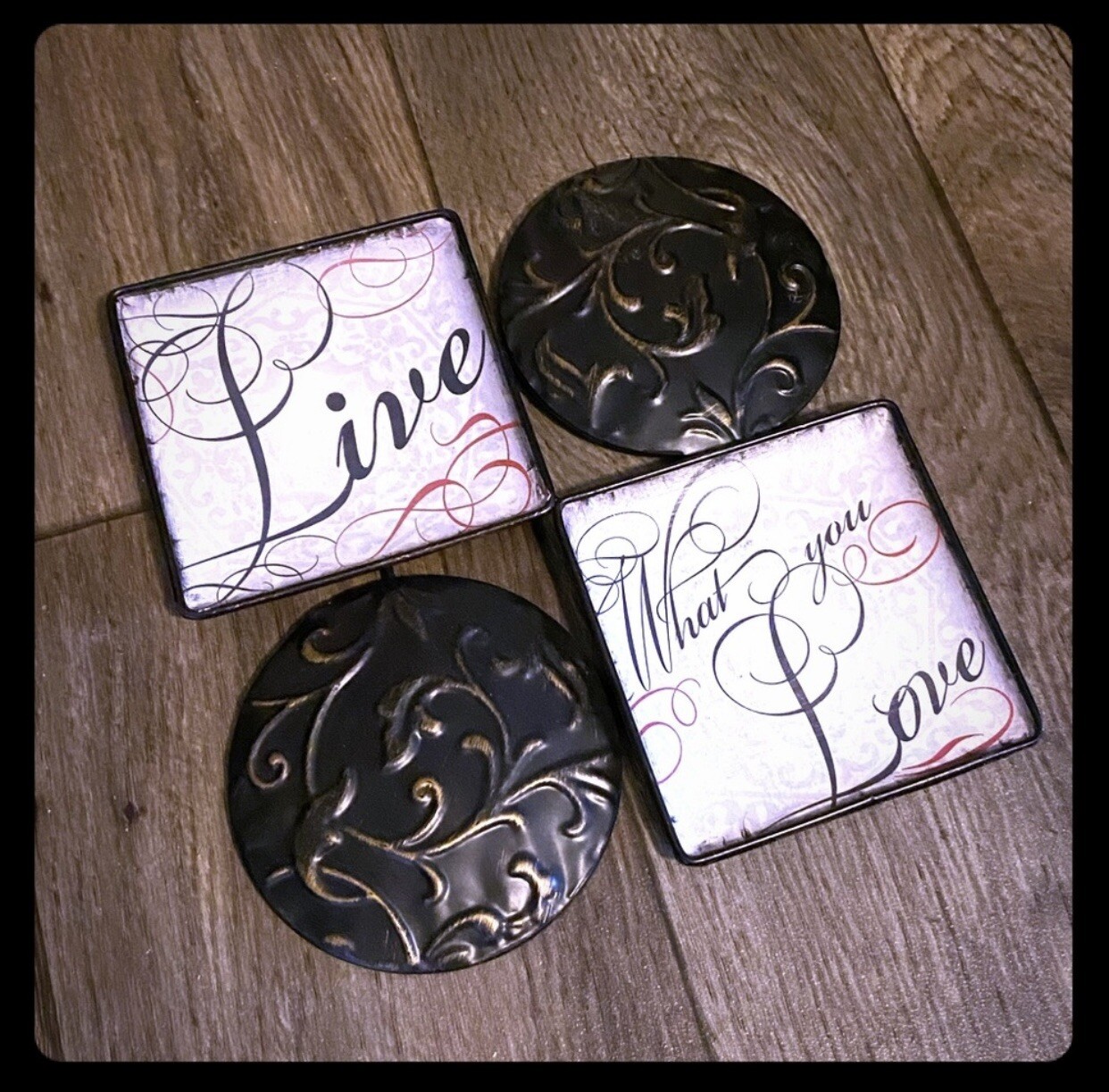Inspiration Wall Art Decor | Live What You Love Metal Wall Hanging