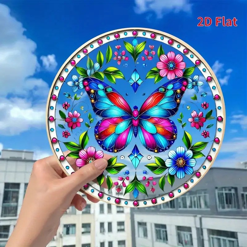 Butterfly Suncatcher – Elegant Window Hanging Decor Lightweight Acrylic Decor