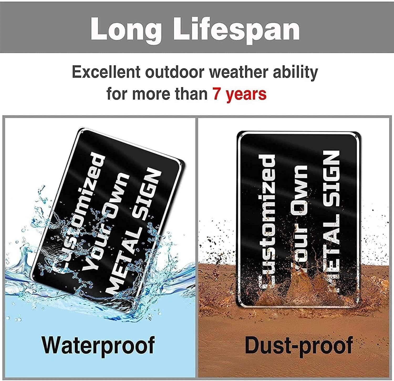 Guns Are Welcome on Premises Weather Proof Embossed Tin Signs Metal Wall Sign…