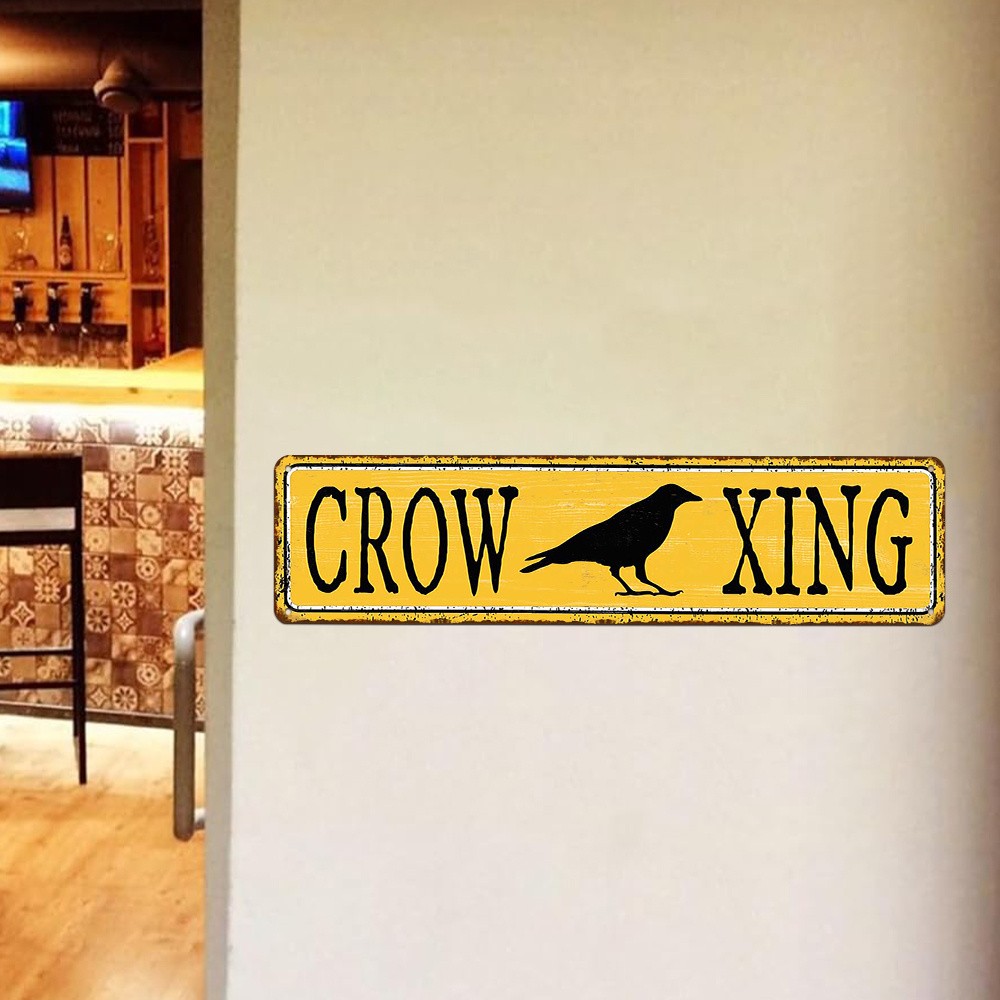 2D Flat Vintage Metal Iron Sign 10.01cm X 40.01cm