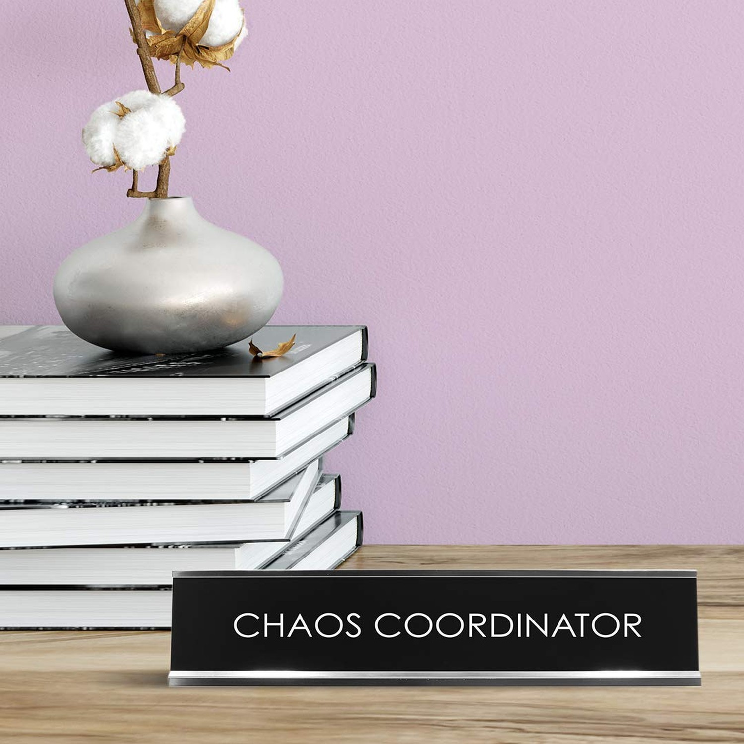 Signs ByLITA CHAOS COORDINATOR Novelty Desk Sign
