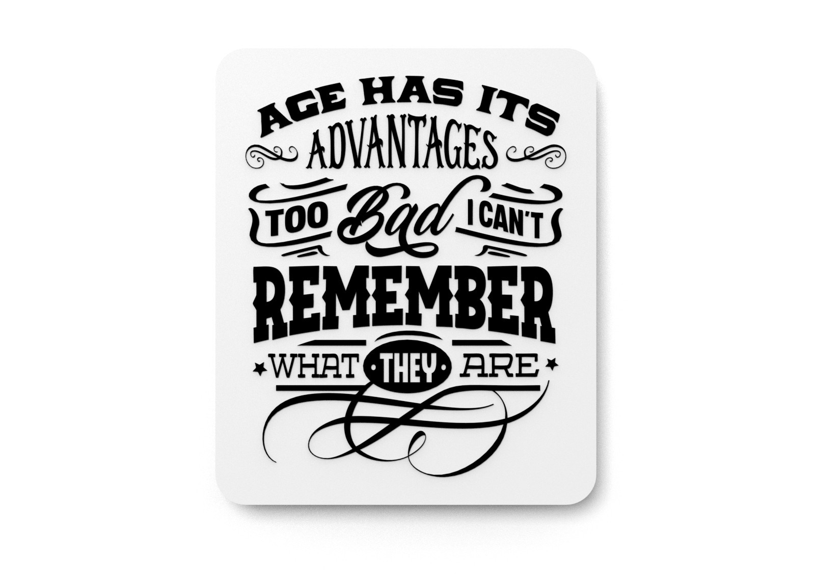Bold 3D Printed Advantages Remember Sign Wall Art Durable PLA Sign for Gym