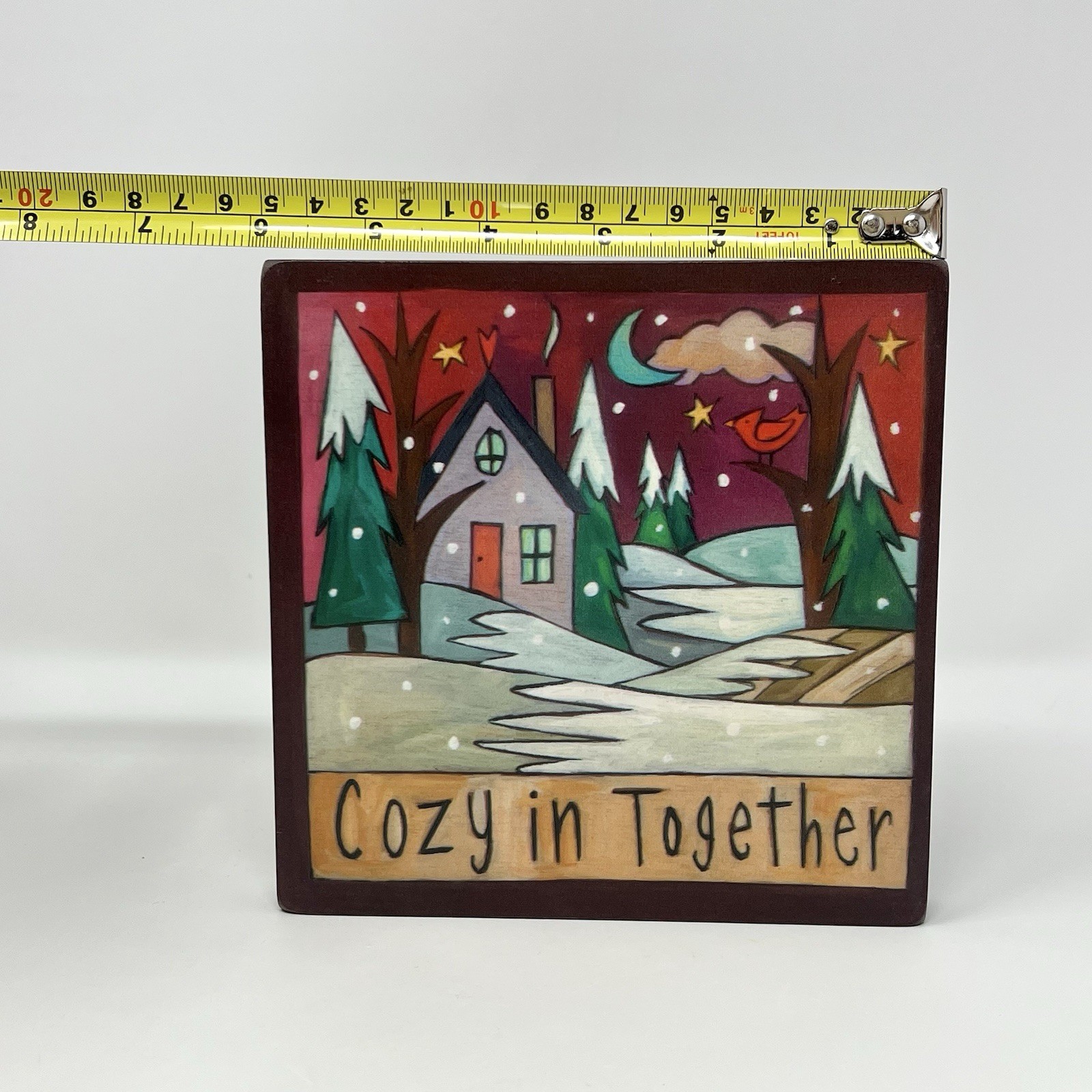 Sincerely Sticks Home Sweet Home Everybody’s Home Wall Plaque 6” X 6”