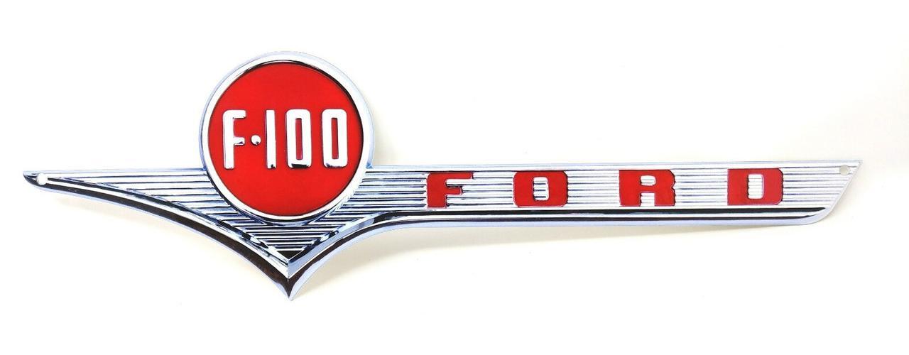 1956 Ford F-100 Flat Steel Sign