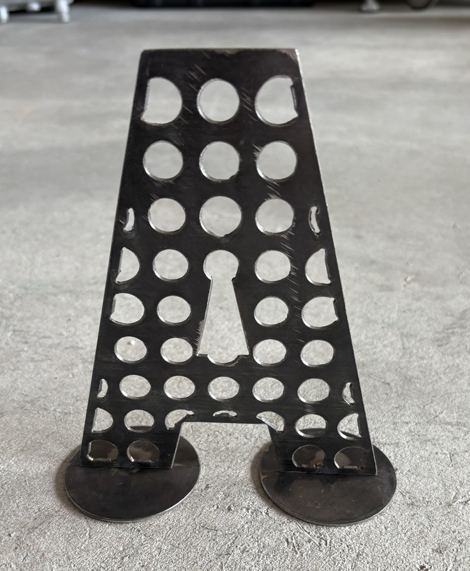 Custom Welded Metal Letter “A” 7” High X 5” Wide. Local Colorado Welder
