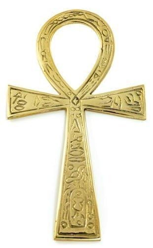 Brass Ankh Brass Large (3 1/2″ x 6 1/2″) For Altar Or Wallâ€¦ (golden)